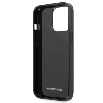 Etui Mercedes Silver Stars Pattern na iPhone 13 Pro Max - czarne