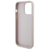 Etui Guess 4G Metal Gold Logo na iPhone 15 Pro Max - różowe