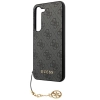 Etui Guess 4G Charms Collection na Samsung Galaxy S23 - szare