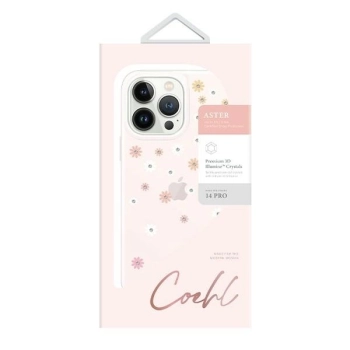 Etui Uniq Coehl Aster na iPhone 14 Pro - różowe