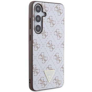 Etui Guess 4G Triangle na Samsung Galaxy S24+ - białe