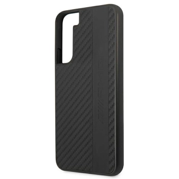 Etui AMG Carbon Stripe&Embossed na Samsung Galaxy S22 - czarne