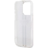 Etui Guess IML 4G Gold Stripe na iPhone 15 Pro - różowe