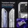 Etui Spigen Ultra Hybrid Mag z MagSafe na iPhone 15 Pro Max - białe (wzór Zero One)