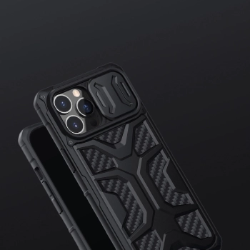 Nillkin Adventurer Case etui do iPhone 13 Pro pancerny pokrowiec z osłoną na aparat czerwony