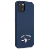 Etui U.S. Polo Assn. Silicone Collection na iPhone 13 mini - granatowe