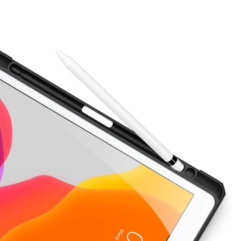 Dux Ducis Toby pancerne etui z klapką Smart Case do iPad 10.2'' 2021 / iPad 10.2'' 2020 / iPad 10.2'' 2019 z uchwytem na Apple Pencil czarny