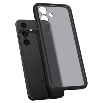 Etui Spigen Ultra Hybrid na Samsung Galaxy S24 - przezroczysto-czarne