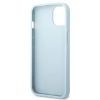 Etui Guess Saffiano 4G Small Metal Logo na iPhone 13 - niebieskie