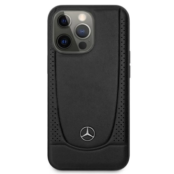 Etui Mercedes Leather Urban do iPhone 15 Pro Max - czarne
