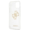 Etui Guess Glitter 4G Big Logo na iPhone 12 Pro Max - przezroczyste