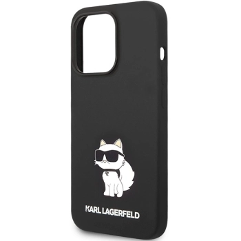 Etui Karl Lagerfeld Silicone Choupette MagSafe na iPhone 14 Pro Max - czarne