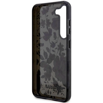 Etui Guess Flower Collection na Samsung Galaxy S23+ - czarne