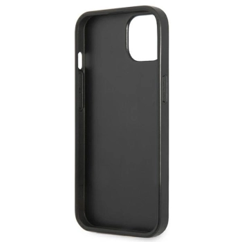 Etui Guess Saffiano 4G Small Metal Logo na iPhone 13 mini - czarne
