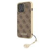 Etui Guess 4G Charms Collection na iPhone 13 Pro / iPhone 13 - brązowe