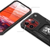 Pancerne etui z uchwytem na palec do iPhone 15 Pro Wozinsky Ring Armor - różowe złoto