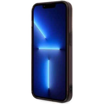 Etui BMW IML Tricolor Stripe na iPhone 14 Pro - czarne