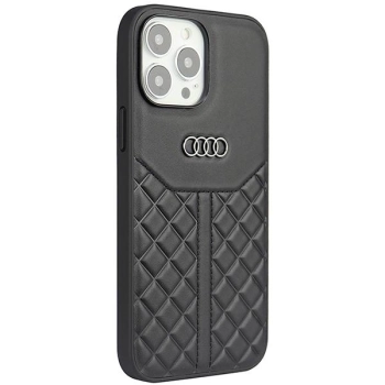 Etui Audi Genuine Leather na iPhone 13 Pro Max - czarne