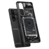 Etui Spigen Ultra Hybrid na Sony Xperia 1 V - ciemnoszare (wzór Zero One)