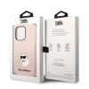 Etui Karl Lagerfeld Silicone Choupette na iPhone 14 Pro - różowe