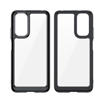 Outer Space Case etui do Xiaomi Redmi Note 11 sztywny pokrowiec z żelową ramką czerwony