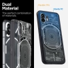 Etui Spigen Ultra Hybrid na Nothing Phone 2 - ciemnoszare (wzór Zero One)