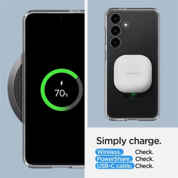 Etui Spigen Ultra Hybrid na Samsung Galaxy S24+ - czarny mat