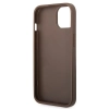 Etui Guess 4G Big Metal Logo na iPhone 14 Plus - brązowe