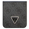Etui Guess Leather 4G Diamond Triangle na Samsung Galaxy Z Flip 5 - czarne