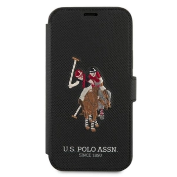 Etui U.S. Polo Assn. Embroidery Collection na iPhone 12 Pro Max - czarne