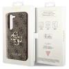 Etui Guess 4G Big Metal Logo na Samsung Galaxy S24 - brązowe