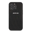 Etui AMG Leather Curved Lines na iPhone 13 Pro Max - czarne