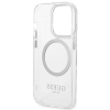 Etui Guess Metal Outline MagSafe na iPhone 14 Pro Max - srebrne
