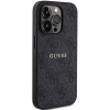 Etui Guess 4G Collection Leather Metal Logo MagSafe na iPhone 14 Pro Max - czarne
