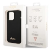 Etui Guess Silicone Vintage Gold Logo na iPhone 14 Pro Max - czarne