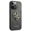 Etui Guess 4G Big Metal Logo na iPhone 13 Pro Max - szare