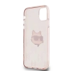 Etui Karl Lagerfeld IML Choupette Head & Monogram na iPhone 11 / Xr - różowe