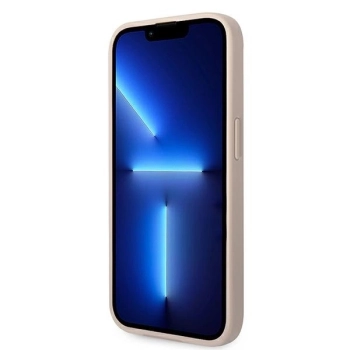 Etui Guess 4G Metal Gold Logo na iPhone 14 Pro Max - różowe