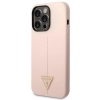 Etui Guess Silicone Triangle na iPhone 14 Pro - różowe