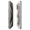 Etui Spigen Ultra Hybrid Mag z MagSafe na iPhone 15 Pro Max - tytan naturalny (wzór Zero One)