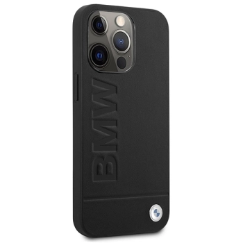 Etui BMW Signature Logo Imprint MagSafe na iPhone 14 Pro Max - czarne
