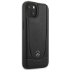 Etui Mercedes Leather Urban do iPhone 15 - czarne