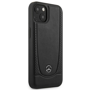 Etui Mercedes Leather Urban do iPhone 15 - czarne