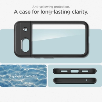 Etui Spigen Ultra Hybrid na Google Pixel 8A - czarny mat