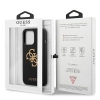 Etui Guess Silicone 4G Logo na iPhone 13 Pro / iPhone 13 - czarne