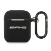 Etui AMG Silicone Big Logo na AirPods - czarne