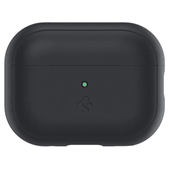 Etui Spigen Silicone Fit Strap na Apple AirPods Pro 1 / 2 - czarno-zielone