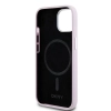 Etui DKNY Liquid Silicone Small Metal Logo MagSafe na iPhone 15 / 14 / 13 - różowe