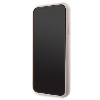 Etui Guess Crossbody 4G Metal Logo na iPhone 11 / Xr - różowe