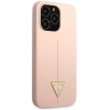 Etui Guess Silicone Triangle na iPhone 13 Pro Max - różowe